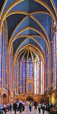 The Sainte-Chapelle and its 1113 stained-glass windows, a true