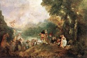 Pilgrimage to Cythera by Jean-Antoine Watteau