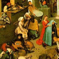 Netherlandish Proverbs by Pieter Bruegel