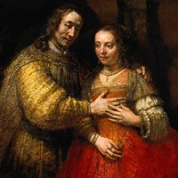The Jewish Bride by Rembrandt