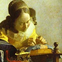 The Lacemaker by Jan Vermeer