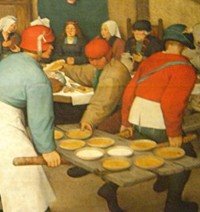 Peasant Wedding Bauernhochzeit Pieter Bruegel der Ältere Wirtshaus B A1 03120