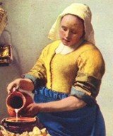 The Milkmaid by Jan Vermeer